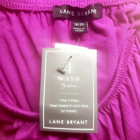 Lane Bryant Women's Top Off-The-Shoulder - Picture 7 of 8